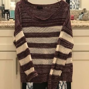 Striped Maroon Sweater